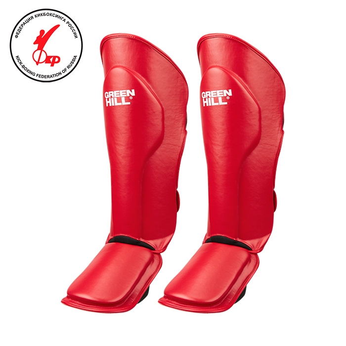  Защита голени и стопы GREEN HILL SIP-10692 красная 