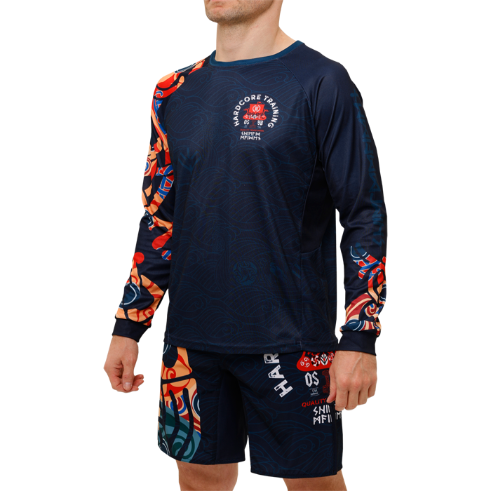  Тренировочный лонгслив Hardcore Training Nordic Pattern Multicolor 