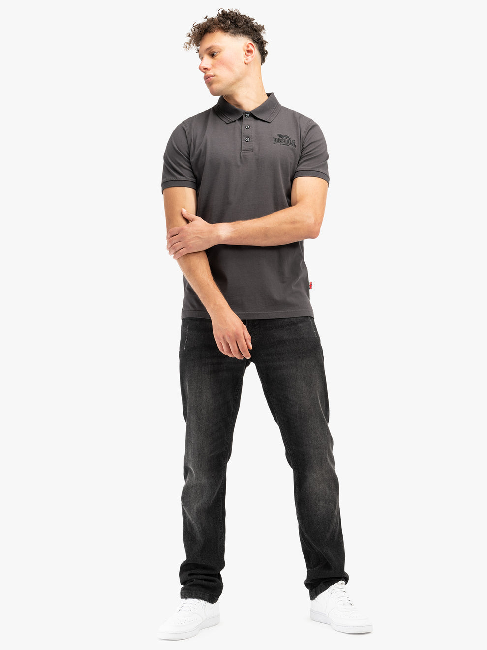  Поло LONSDALE LAMBSTON Anthracite / Black 