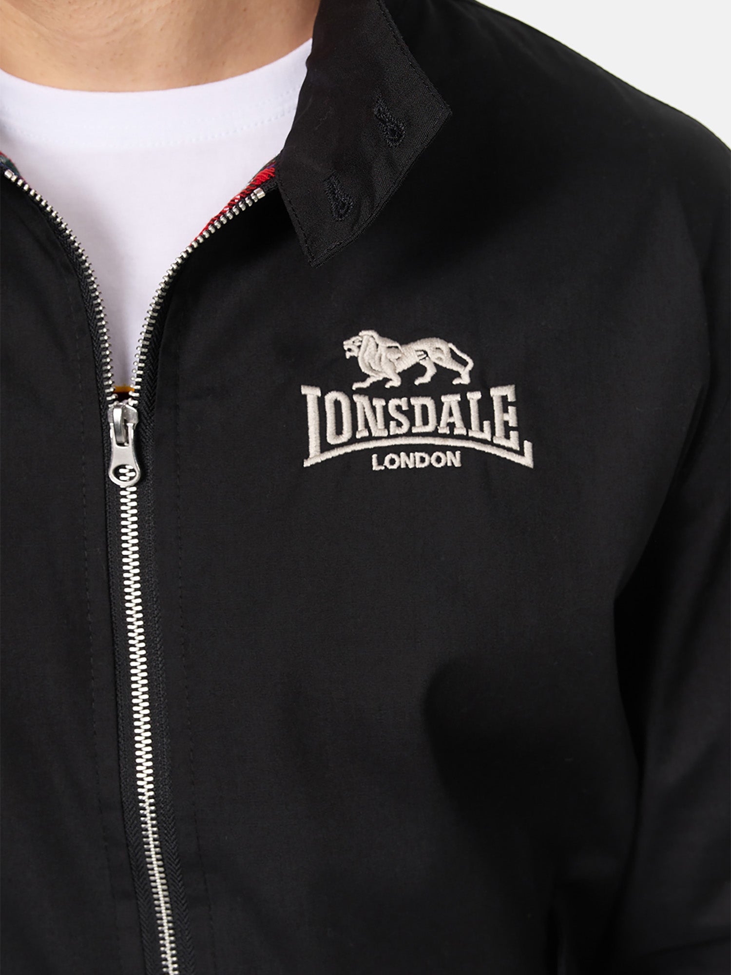  Куртка Харрингтон LONSDALE CLASSIC черная 