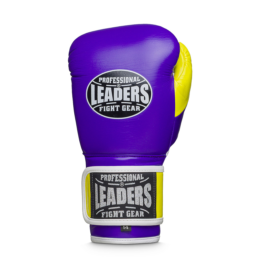  Перчатки боксерские LEADERS LS FANCY PUR/YL 