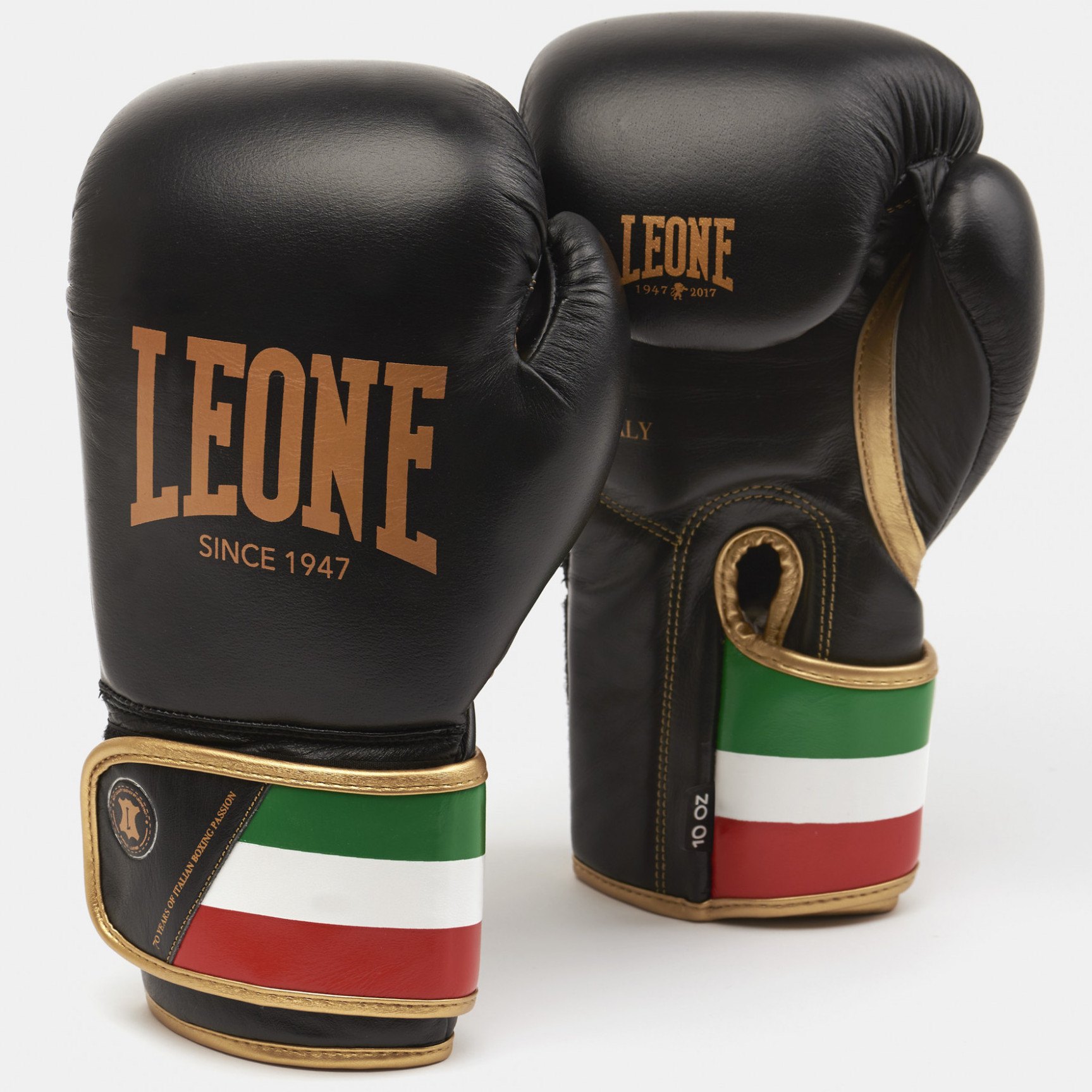  Боксерские перчатки LEONE ITALY 47 черные 