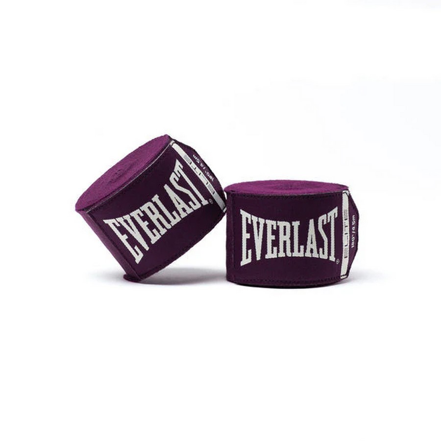  Боксерские бинты Everlast Elite фиолетовые 
