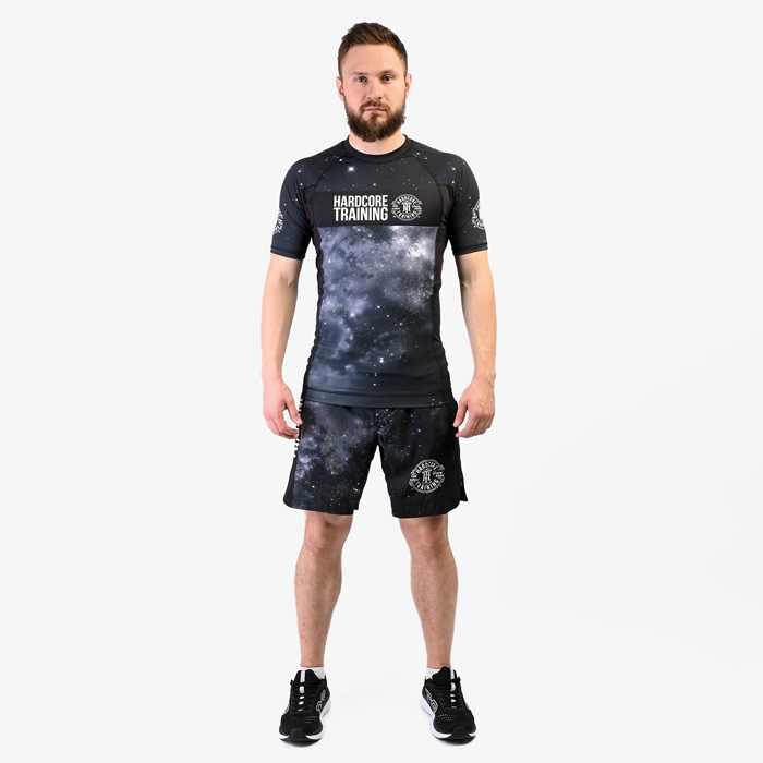  Рашгард Hardcore Training Space Black SS 