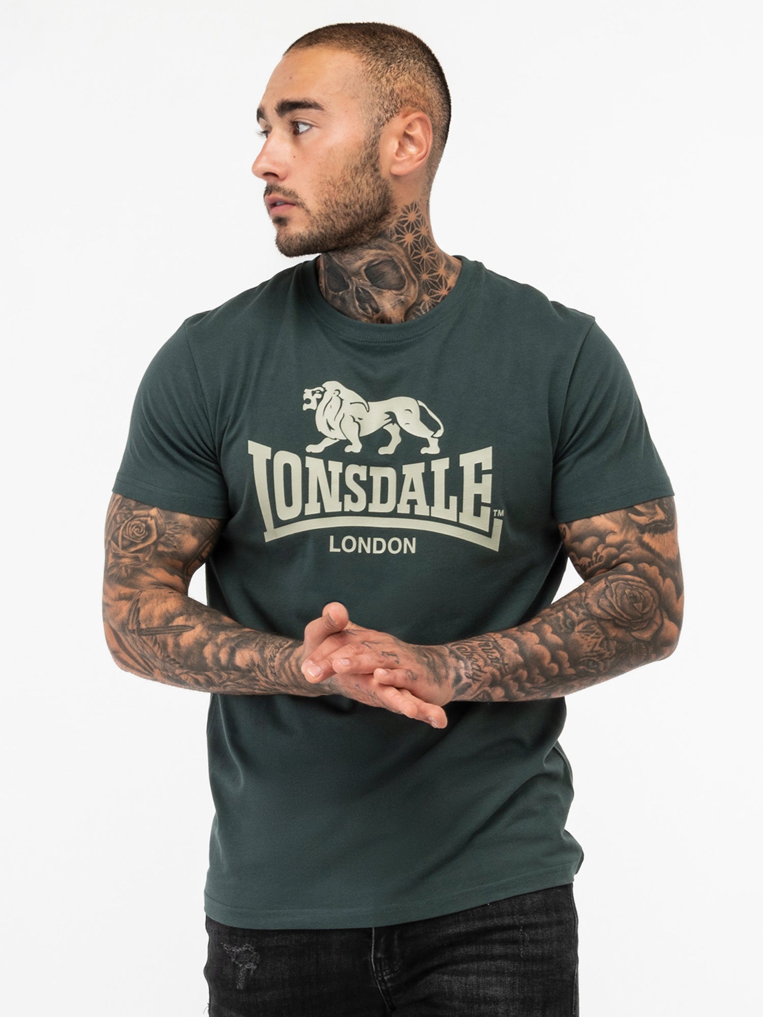  Футболка LONSDALE ST. ERNEY, цвет Green 