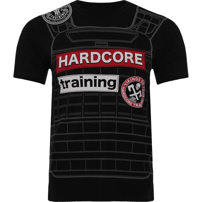  Футболка Hardcore Training Weighted Vest черная 