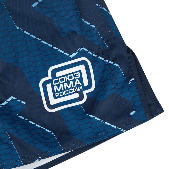  Шорты GREEN HILL СОЮЗ ММА РОССИИ синие 