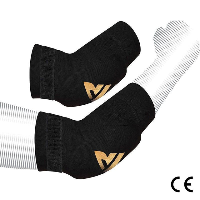  Налокотники RDX Muay Thai OEKO-TEX black gold 