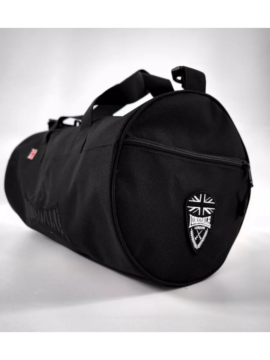  Сумка Lonsdale Barrel Bag 2 black / black 