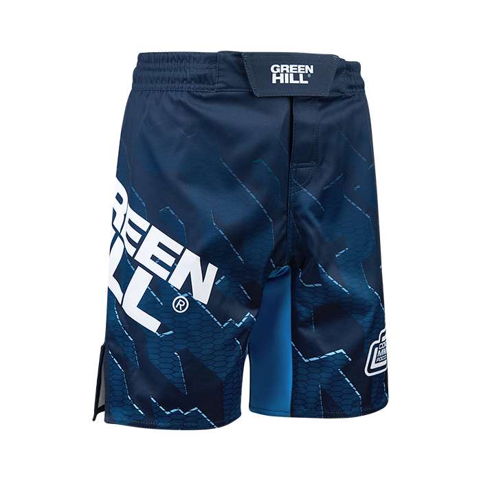  Шорты GREEN HILL СОЮЗ ММА РОССИИ синие 