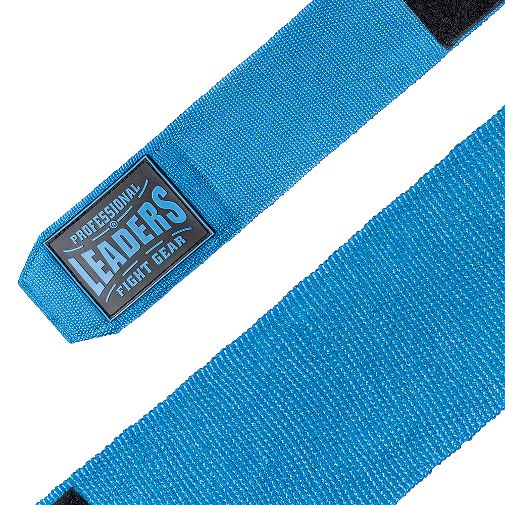  Бинты боксерские LEADERS PRO 84/16 голубые 