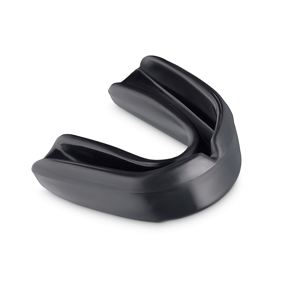  Капа боксерская LEADERS мятная с футляром черный 