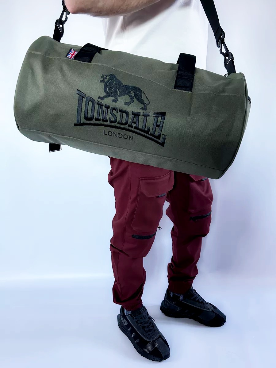 Сумка Lonsdale Barrel Bag 2 хаки — фото