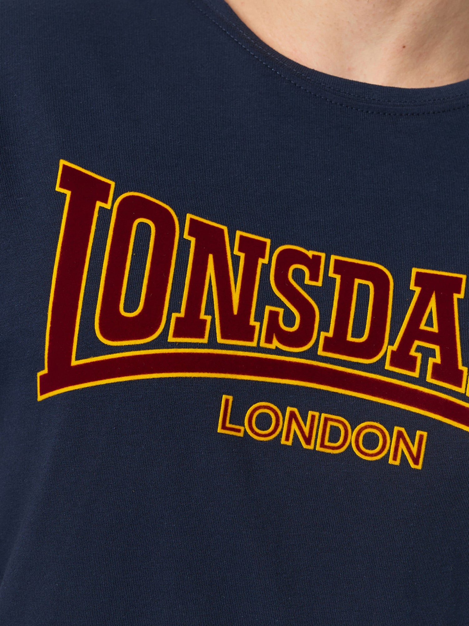  Футболка мужская LONSDALE CLASSIC Navy 