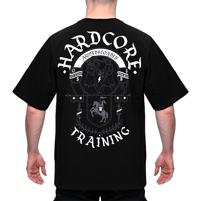  Футболка Hardcore Training Knight Black Oversized Fit 
