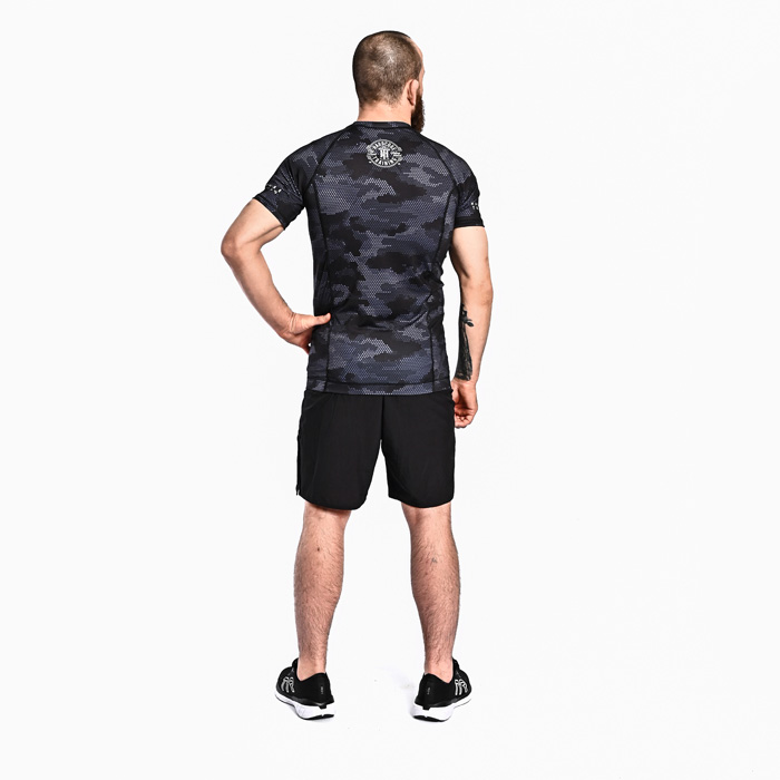 Рашгард Hardcore Training Hexagon Camo SS — фото