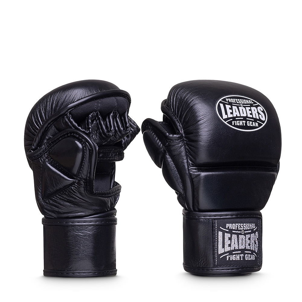  Перчатки MMA LEADERS HYBRID BK 