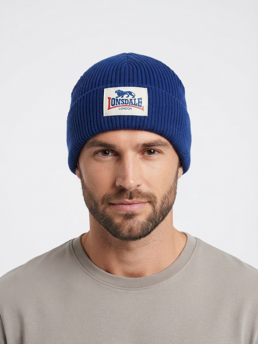  Шапка Lonsdale Pinmore темно/синяя 