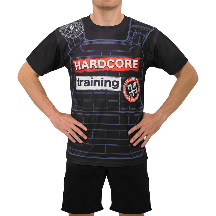  Тренировочная футболка Hardcore Training Weighted Vest Black 
