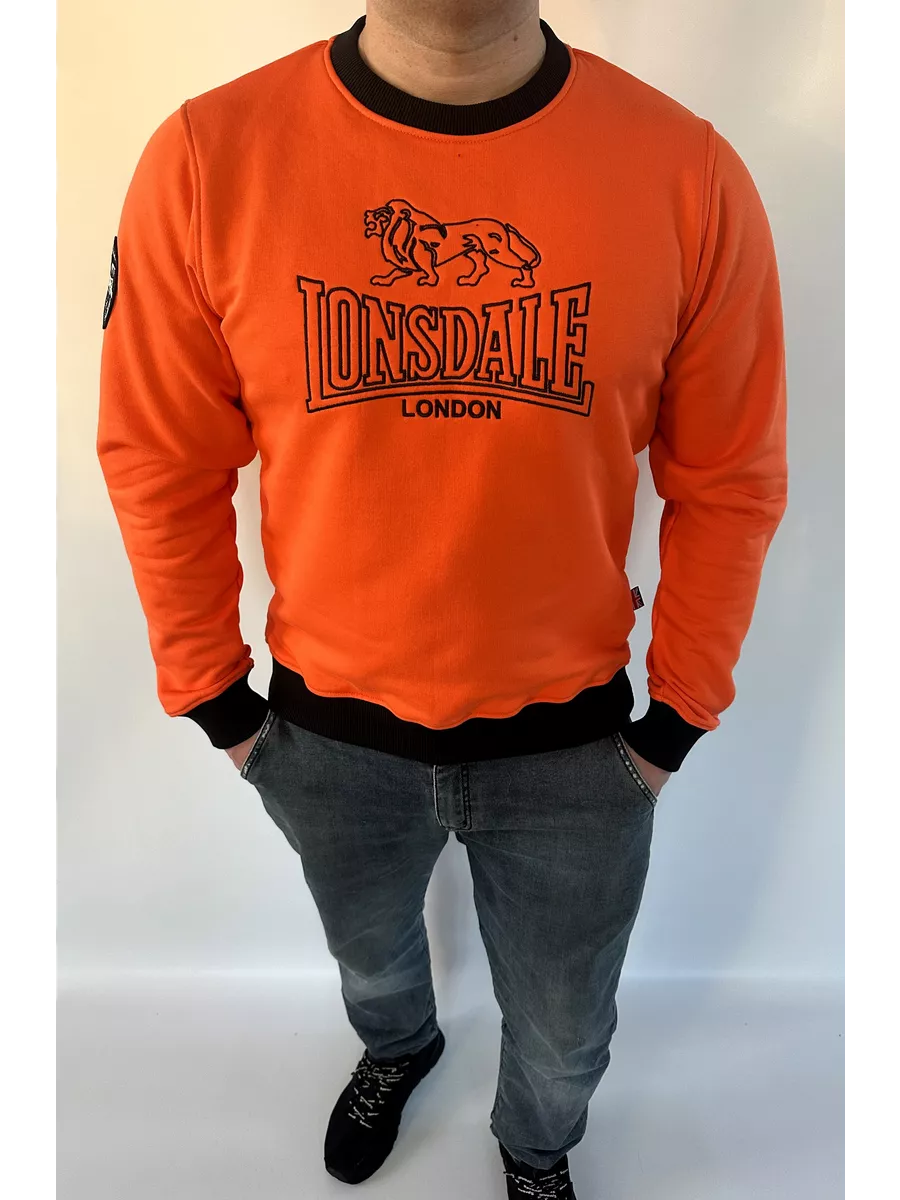  Свитшот Lonsdale Big Logo The Orig оранжевый 