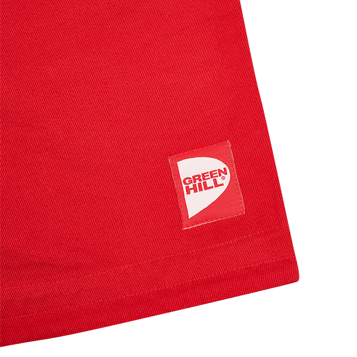  Шорты GREEN HILL для боевого самбо "COMBAT" FIAS красные 