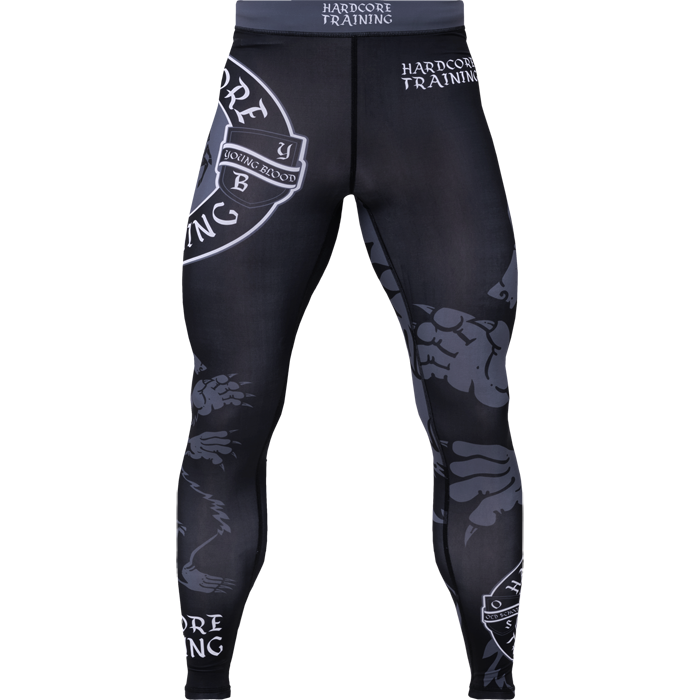  Компрессионные штаны Hardcore Training Heraldry Black 