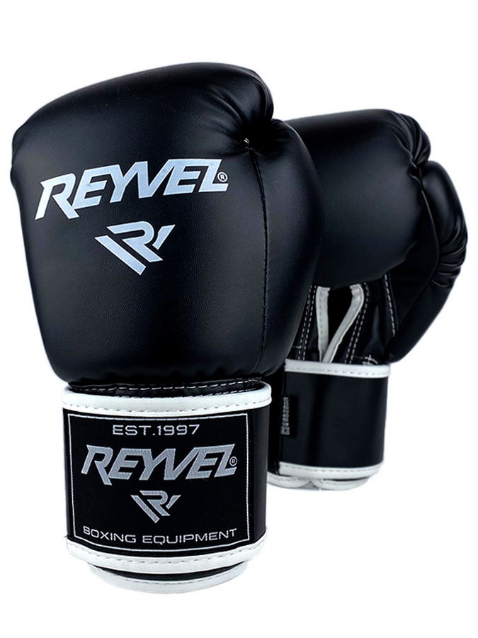  Боксерские перчатки Reyvel 80 черные 