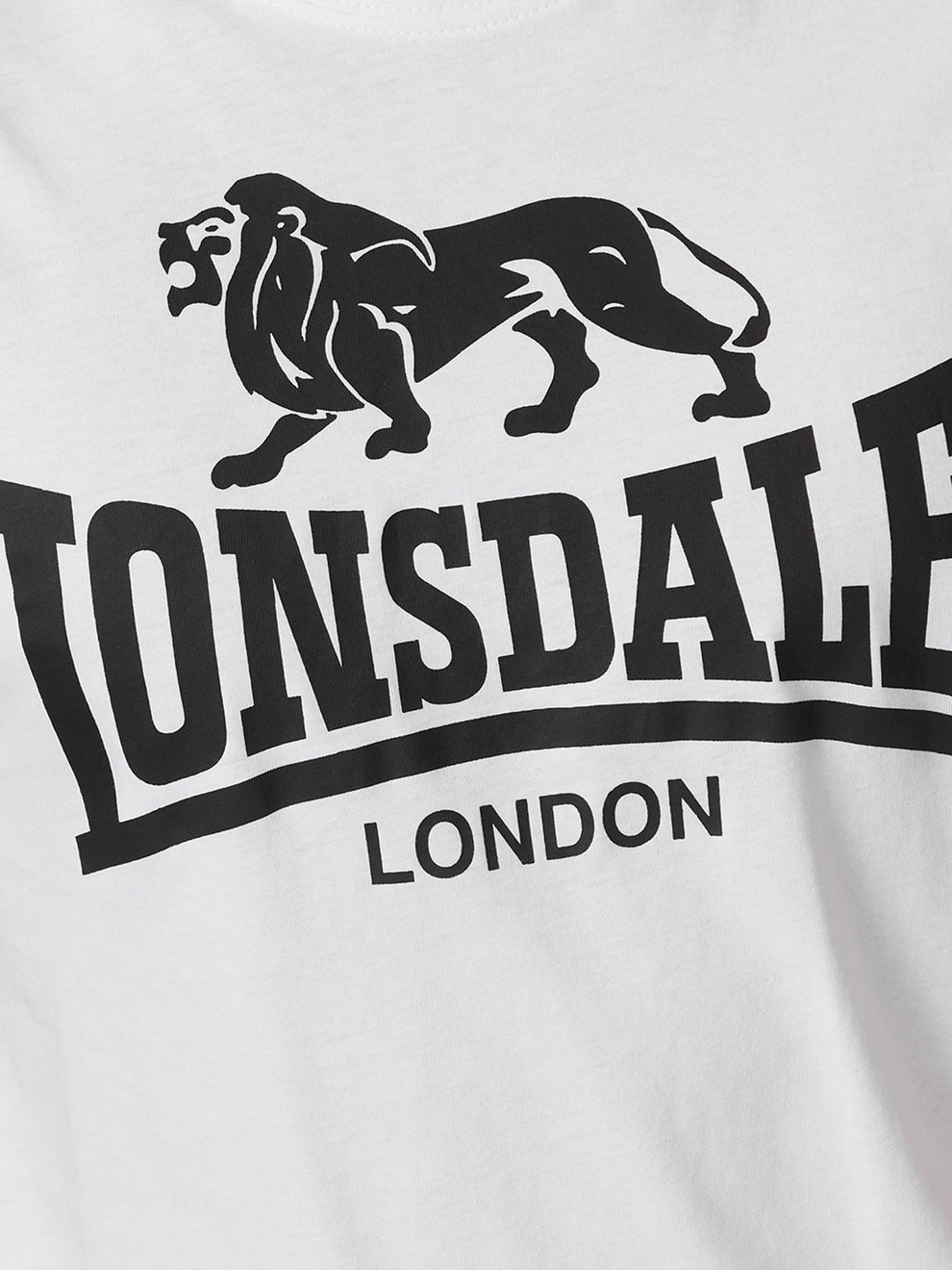  Футболка мужская LONSDALE LOGO белая 