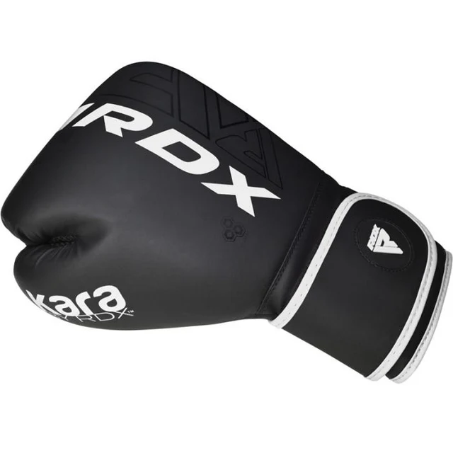  Боксерские перчатки RDX BGR F6 KARA черно белые 
