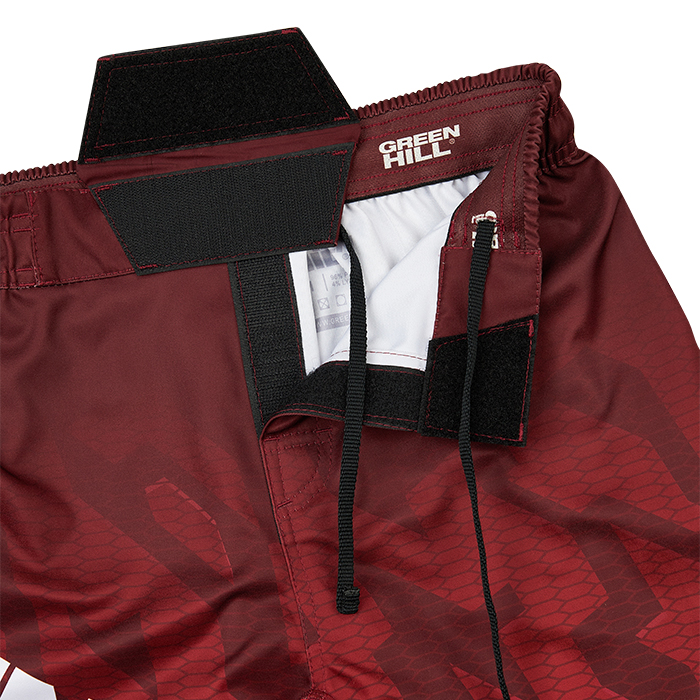  Шорты GREEN HILL СОЮЗ ММА РОССИИ красные 