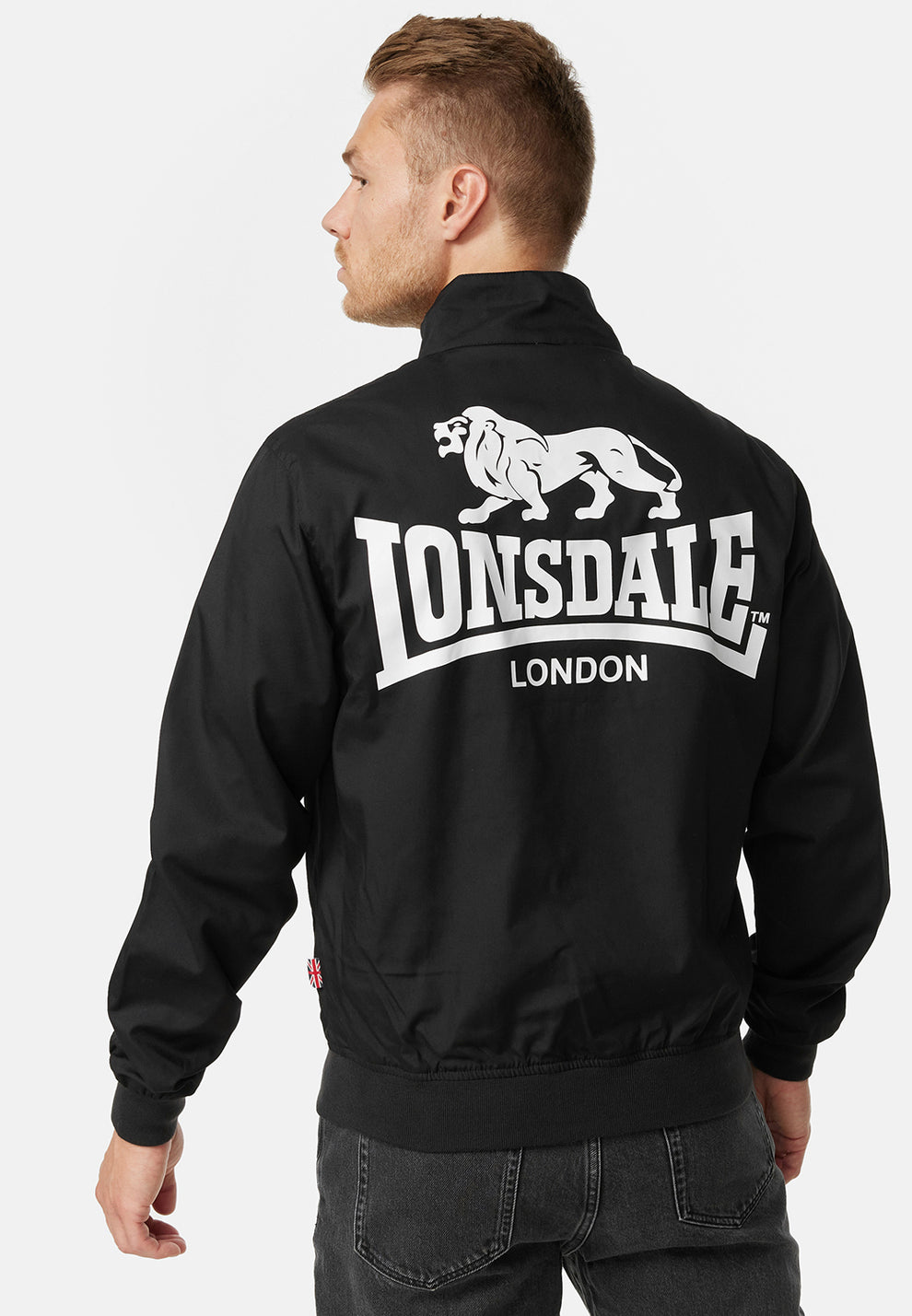  Куртка Харрингтон LONSDALE ACTON черная 