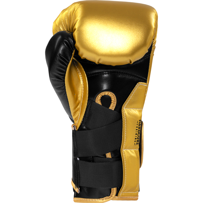  Боксерские перчатки Hardcore Training Revolution Gold/Black PU 