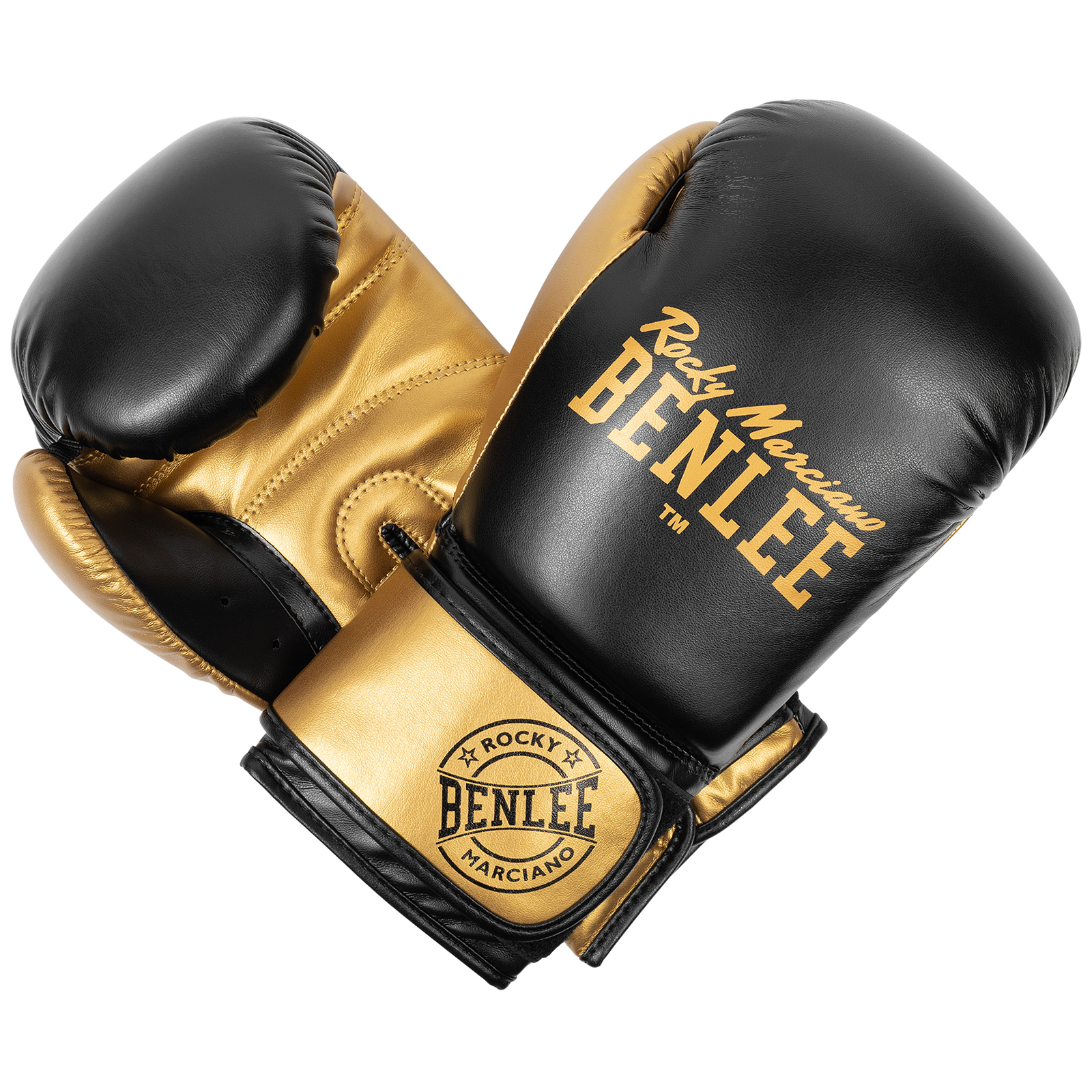  Боксерские перчатки Benlee Carlos золотые 