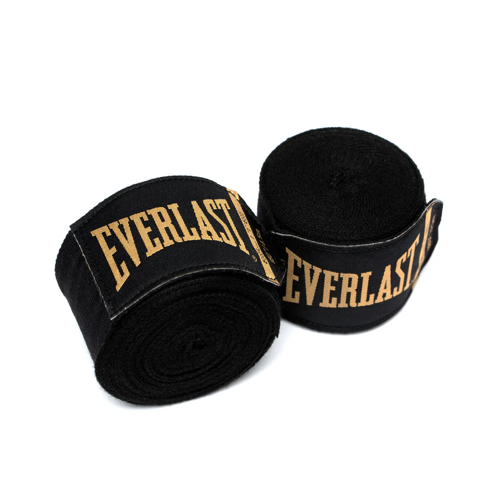  Боксерские бинты Everlast Elite черные 