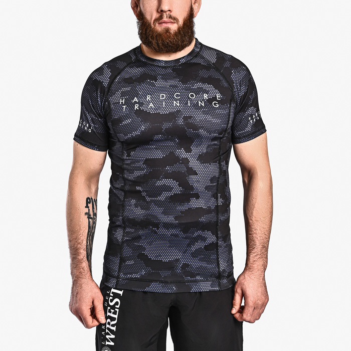 Рашгард Hardcore Training Hexagon Camo SS — фото