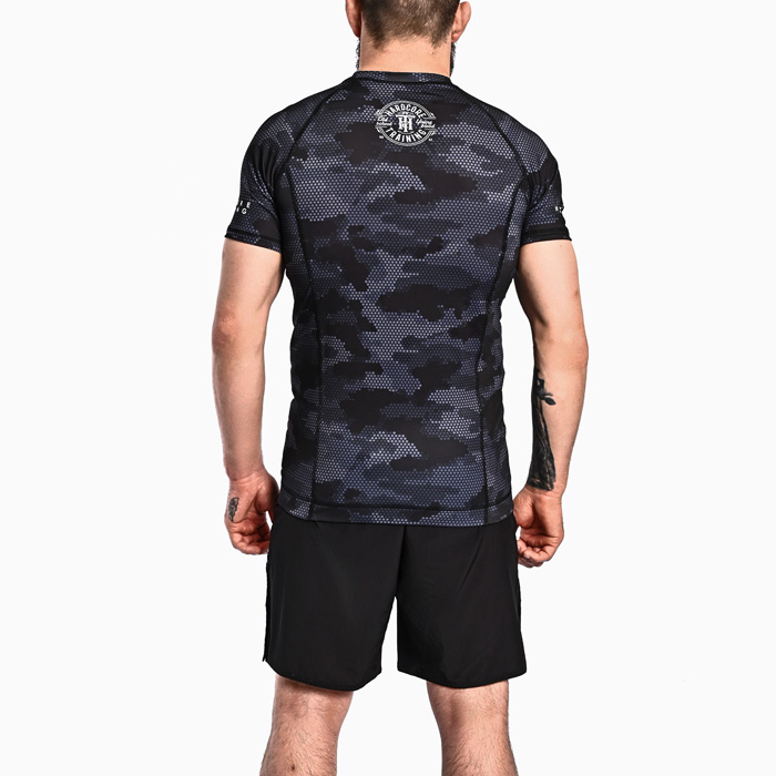 Рашгард Hardcore Training Hexagon Camo SS — фото