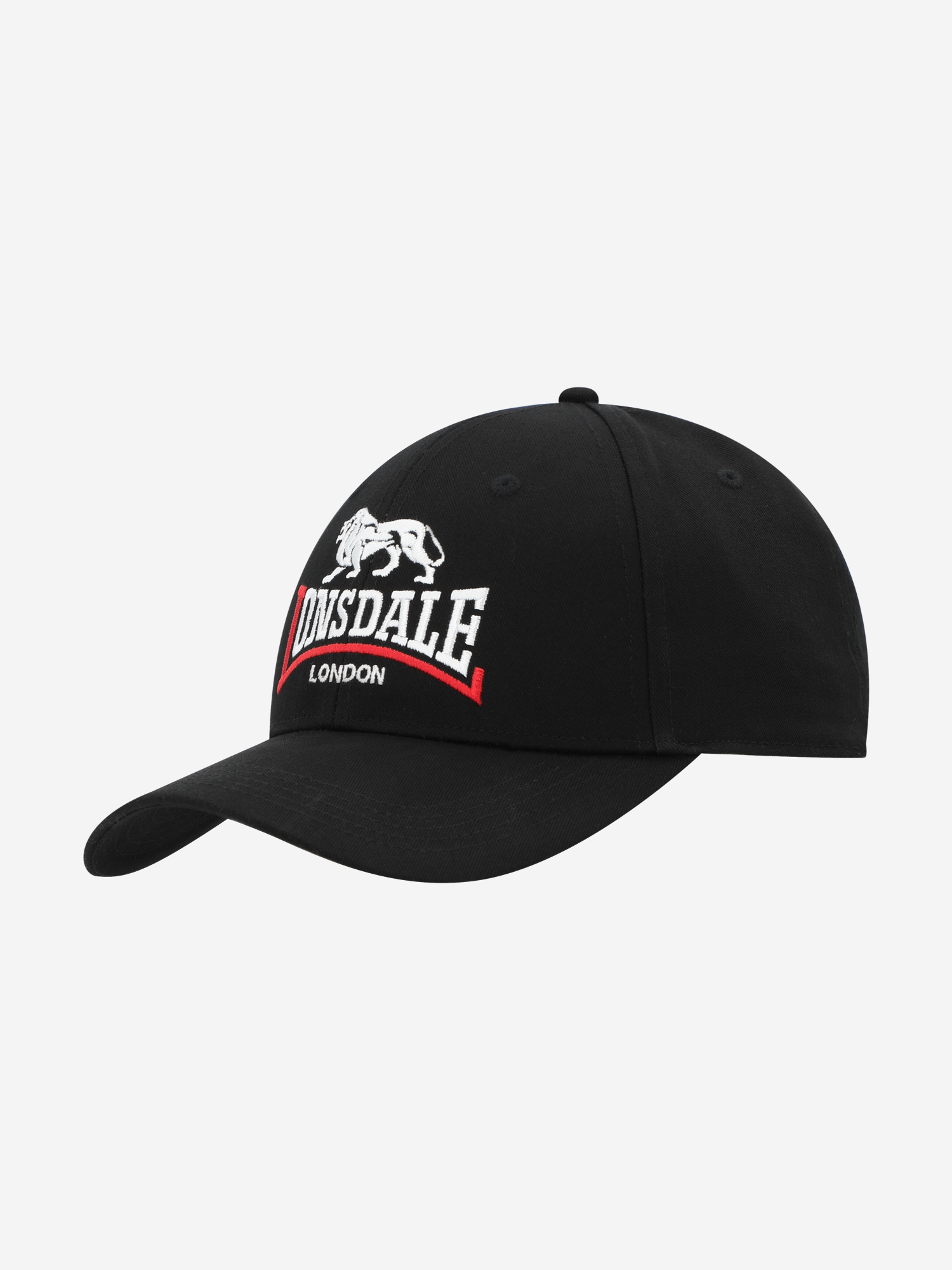  Бейсболка Lonsdale Brooke черная с белым 