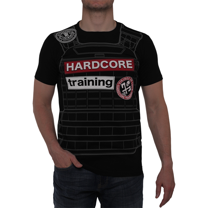  Футболка Hardcore Training Weighted Vest черная 