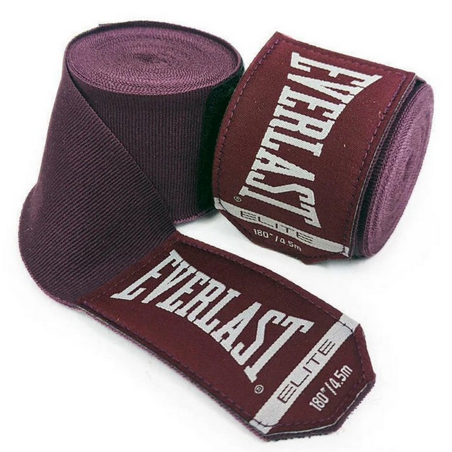  Боксерские бинты Everlast Elite фиолетовые 