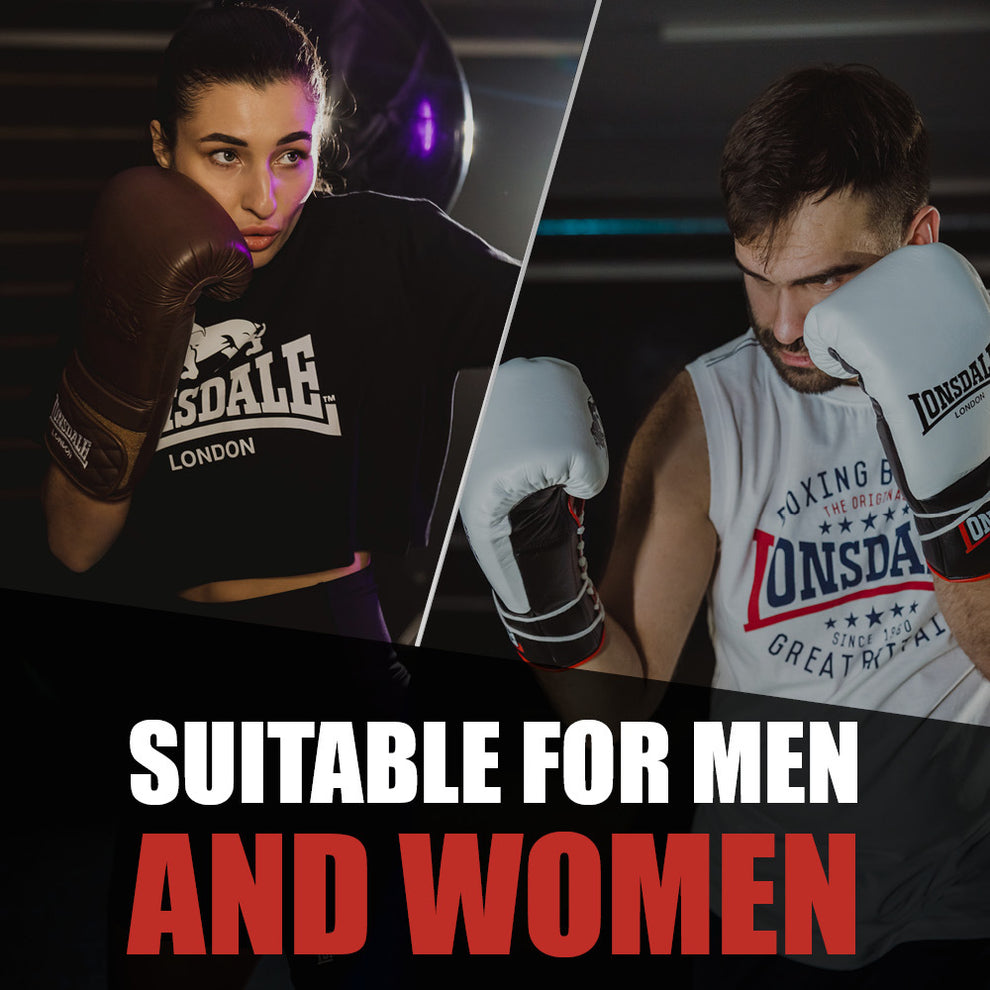  Боксерские перчатки LONSDALE ASHDON красные 