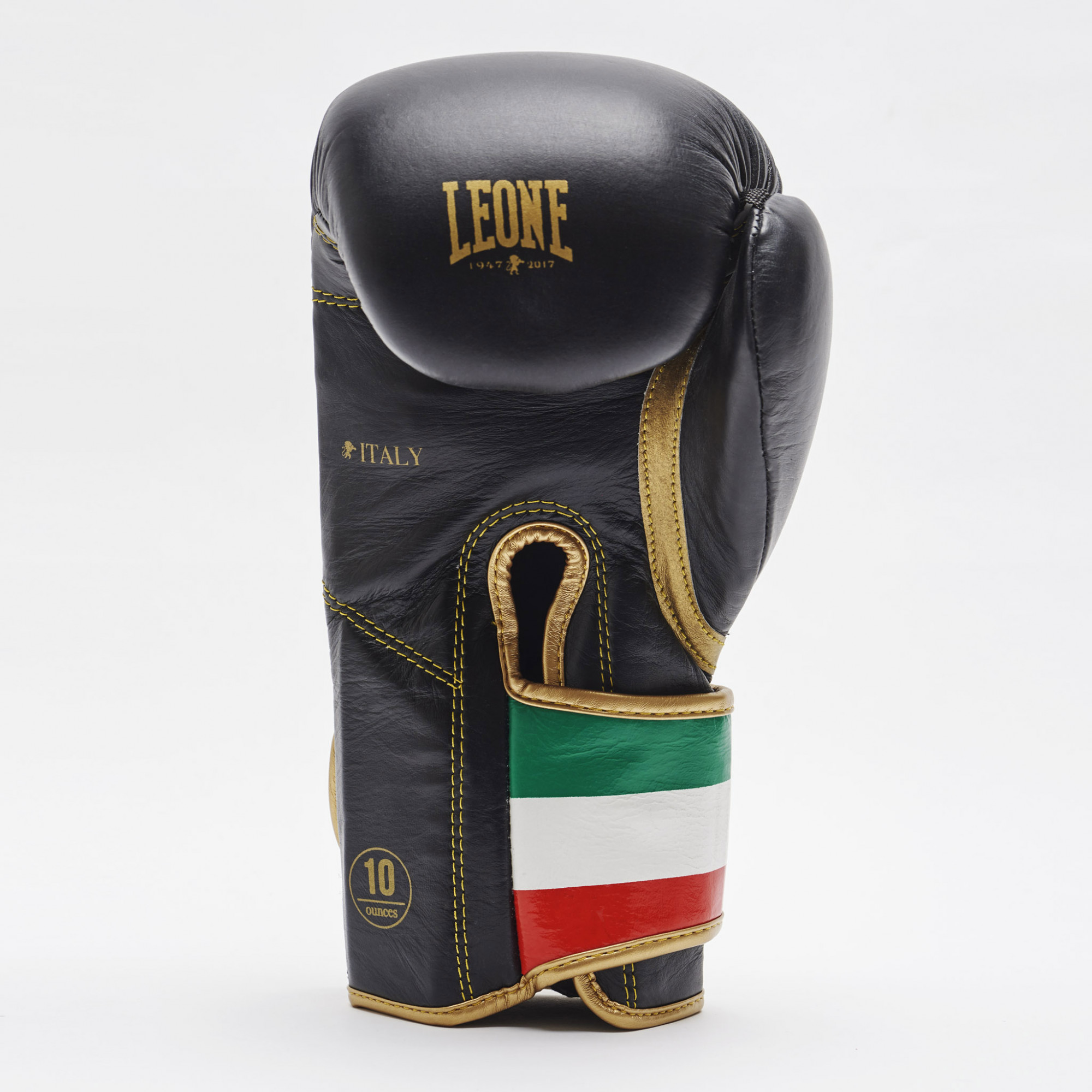  Боксерские перчатки LEONE ITALY 47 черные 