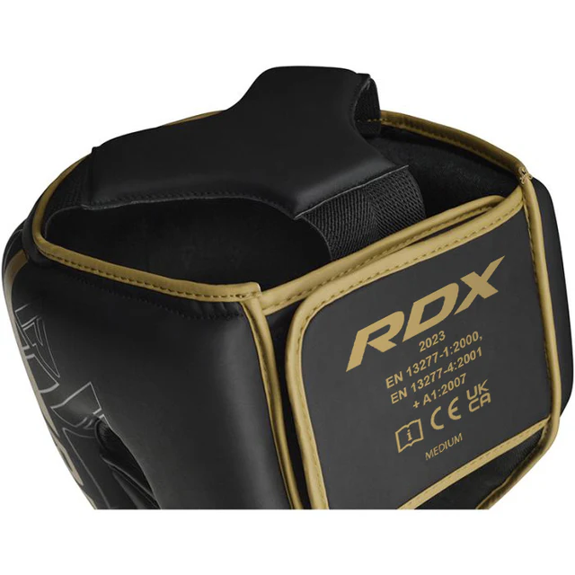  Шлем RDX F6 KARA black gold 