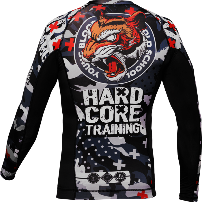  Рашгард Hardcore Training Tiger Fury LS 