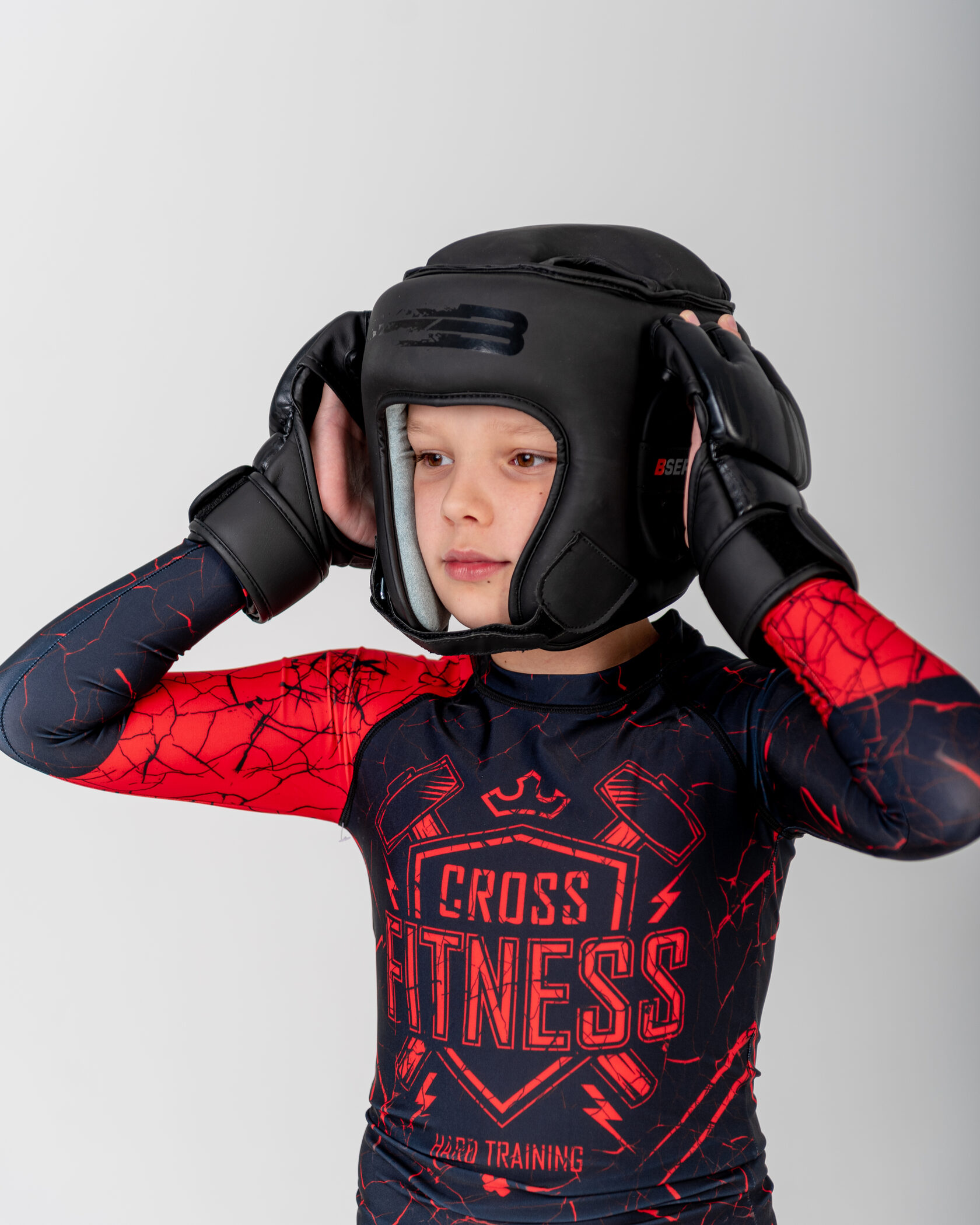  Шлем BoyBo B-series черно-синий 