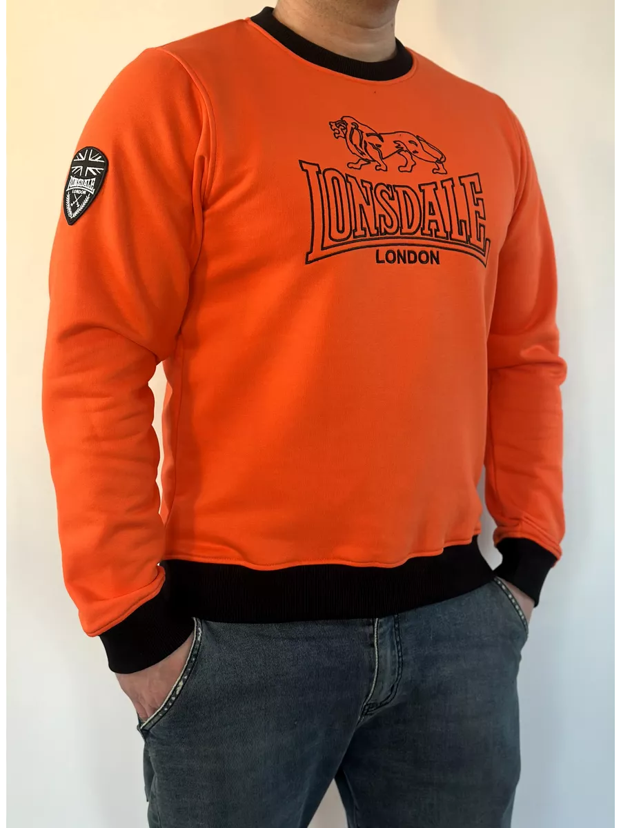  Свитшот Lonsdale Big Logo The Orig оранжевый 