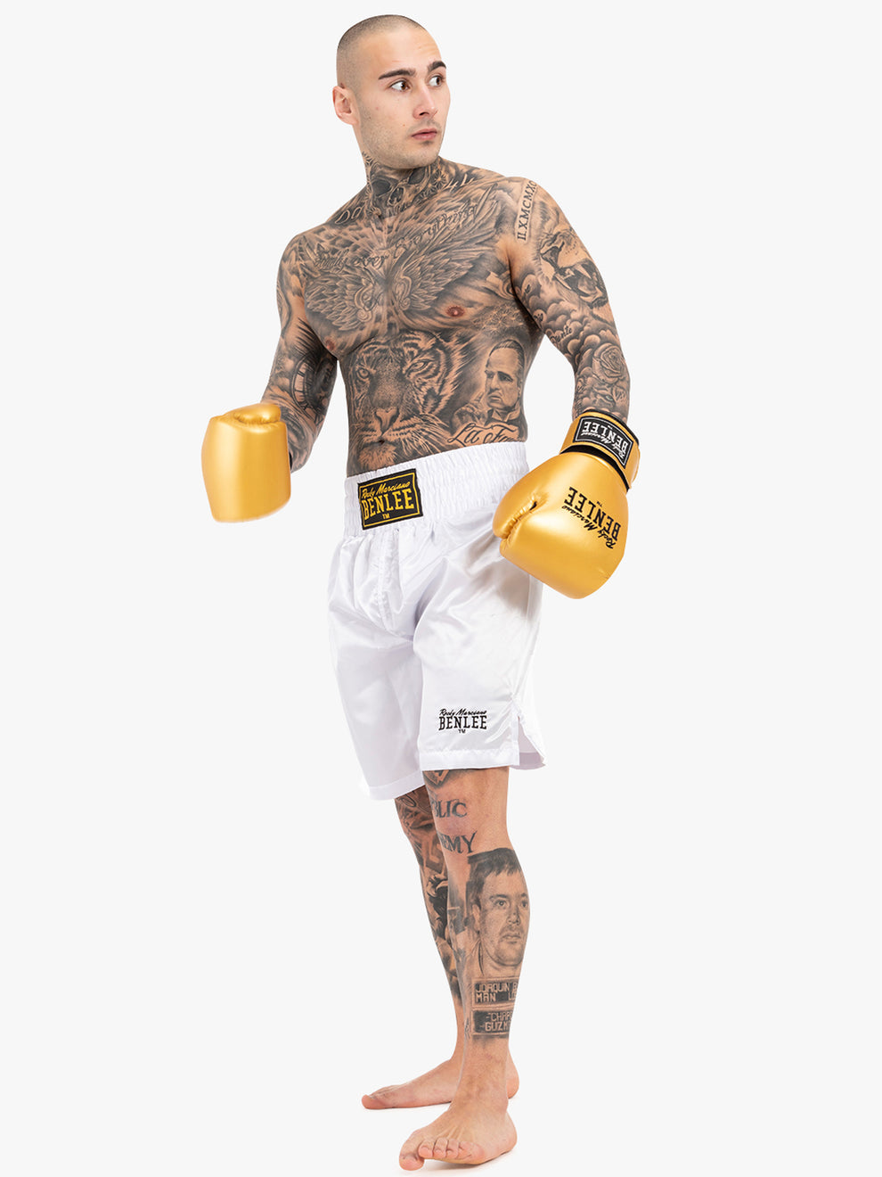  Боксерские шорты BENLEE UNI BOXING white 
