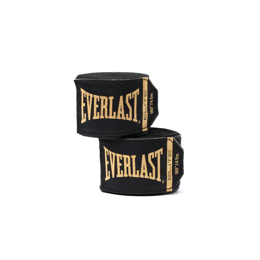  Боксерские бинты Everlast Elite черные 