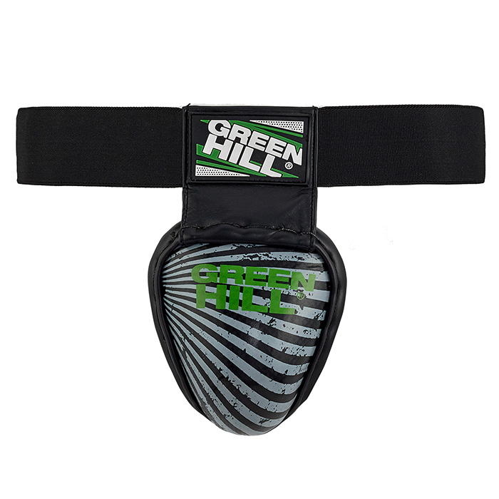  Защита паха GREEN HILL для тайского бокса IRON черная 