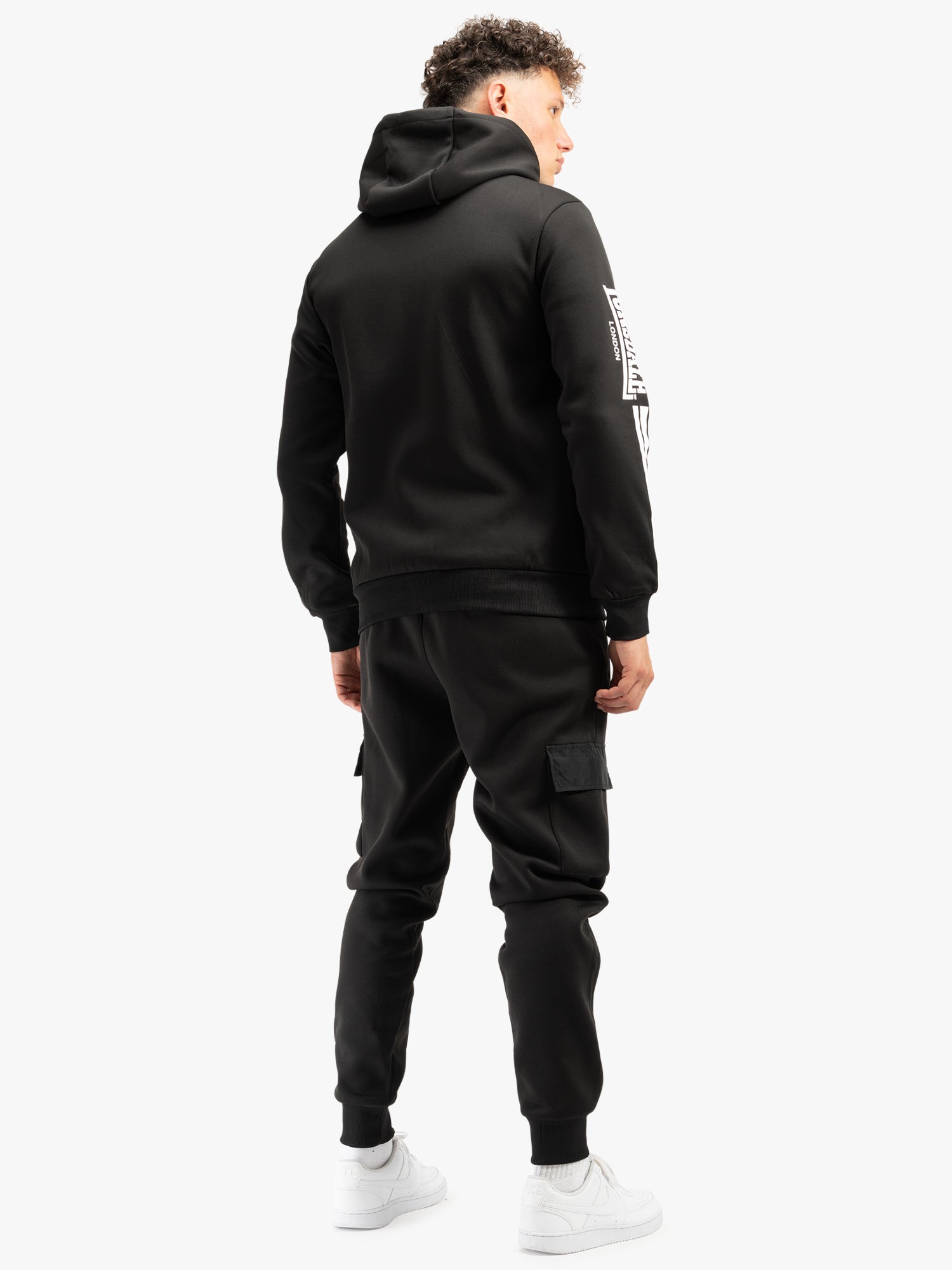  Мужской спортивный костюм LONSDALE BULOUGH черный 