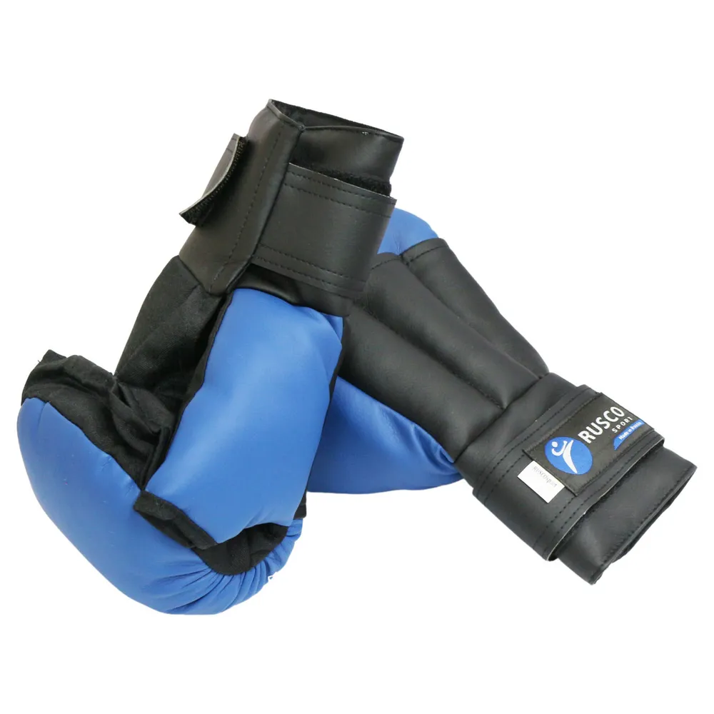  Перчатки для рукопашного боя RUSCO SPORT синие 